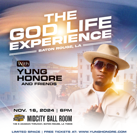 BREAKING NEWS: Yung Honore to Headline The God Life Experience Concert in Baton Rouge, LA!